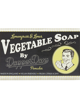 Dapper Dan-纯植物柠檬草柠檬柑橘清爽舒缓男士深层清洁沐浴皂