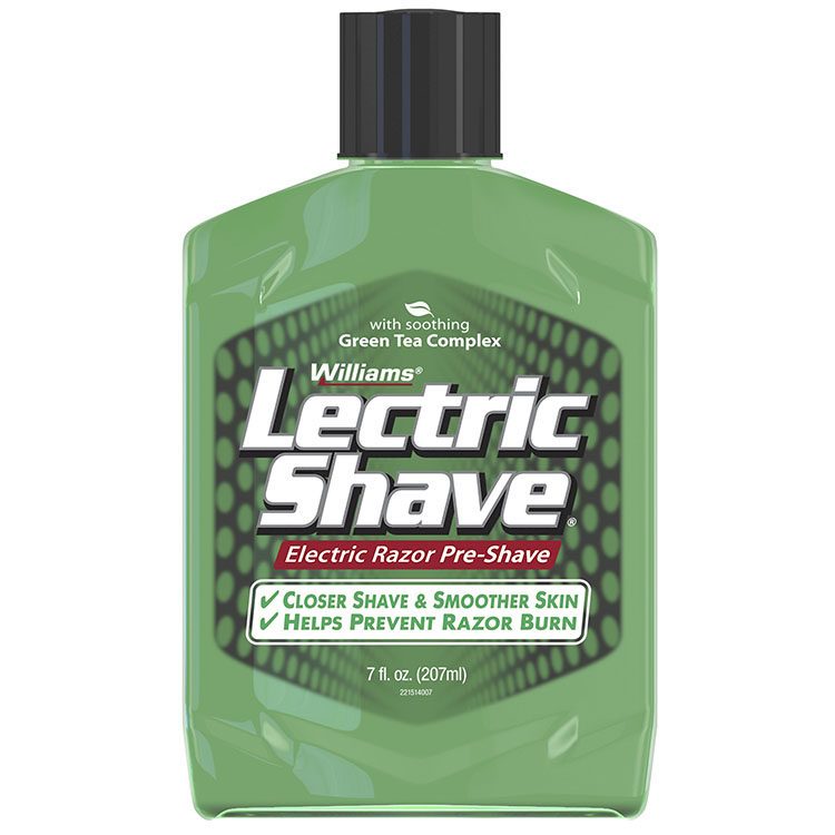 williams lectric shave 威廉姆斯电动剃须刀用绿茶须前水207ml