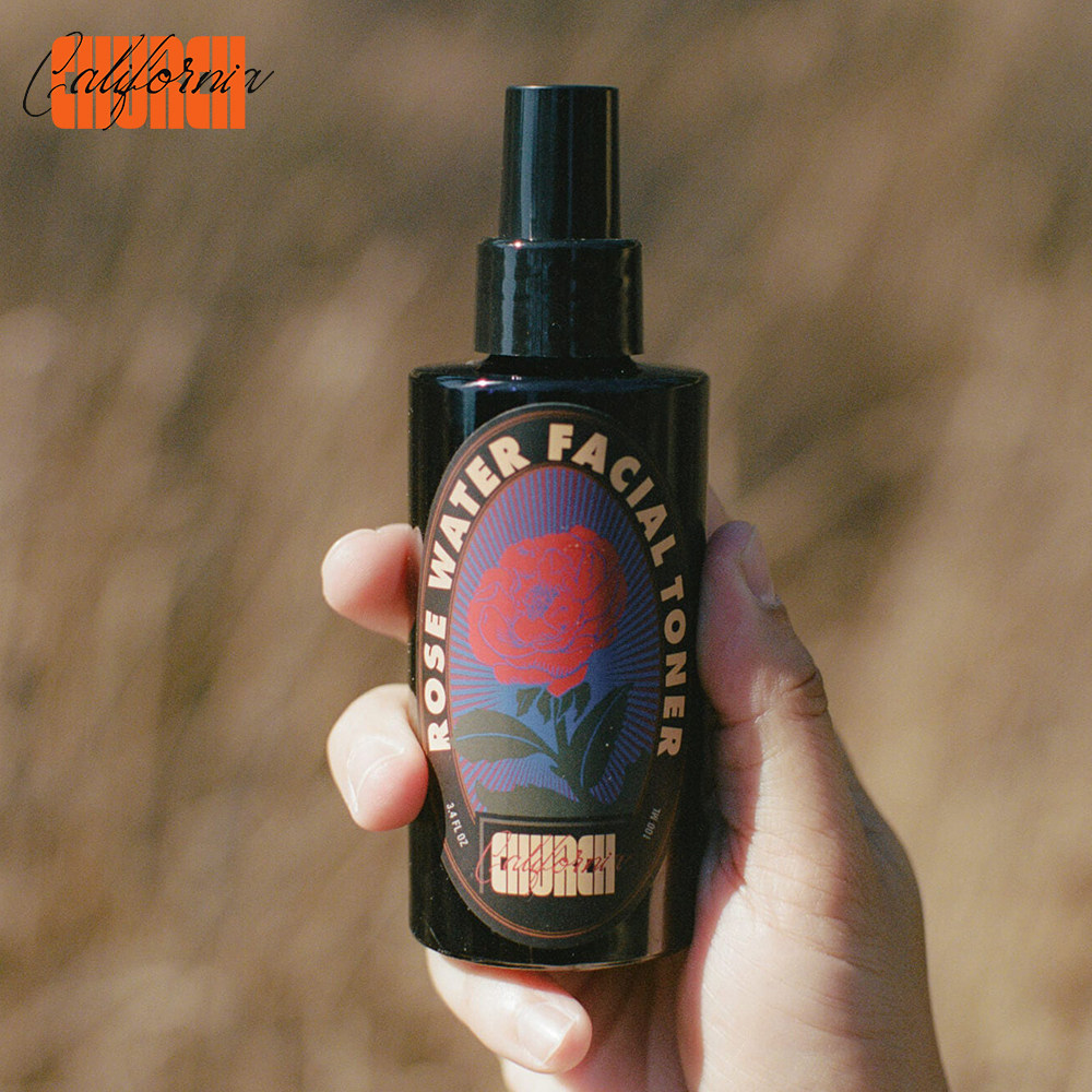 Church Barber- 补水舒缓镇静除痘适合干性敏感肌 玫瑰爽肤水喷雾