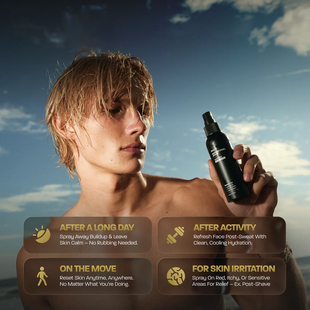 肌肤焕活喷雾 减轻泛红运动后为肌肤降温舒缓 Based bodyworks