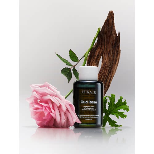 Horace乌木玫瑰滋养胡须油30ml