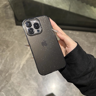 閃粉保護(hù)套軟 超仙細(xì)閃奢華風(fēng)適用iphone16手機(jī)殼15ProMax氣質(zhì)輕奢蘋果14超薄plus透黑13全包防摔12簡約11爆款