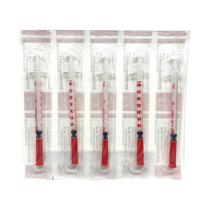 舒锐 U40一次性使用无菌胰岛素注射器1ml 针头针管