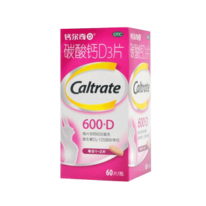 【钙尔奇】碳酸钙D3片600mg125IU*60片/盒