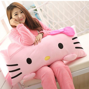 可爱卡通HELLO KITTY儿童单人枕成人护颈睡觉可拆洗双人枕枕头