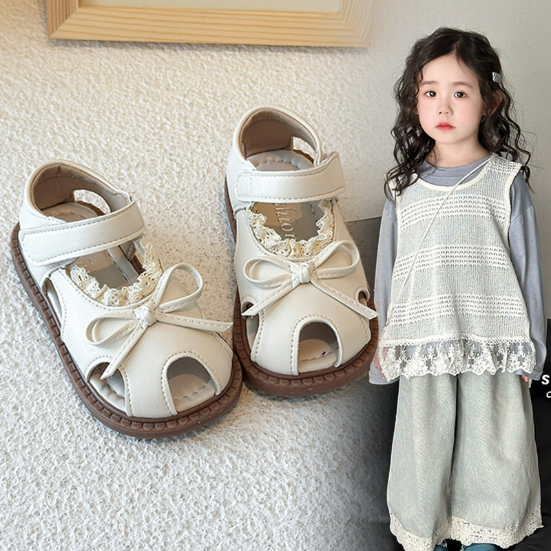 女童包头凉鞋镂空女孩宝宝蝴蝶结公主鞋沙滩鞋新款奶油黄凉皮鞋子,童鞋/婴儿鞋/亲子鞋,凉鞋,淘宝优惠券,粉丝福利购,淘宝优惠卷
