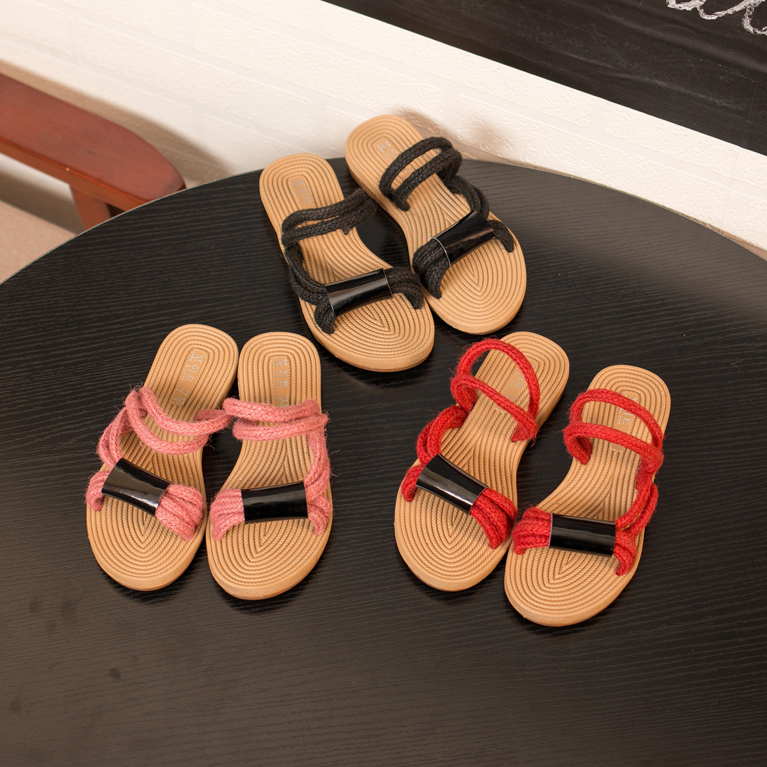 Chaussons enfants en autre pour été - semelle plastique - Ref 1032772 Image 5