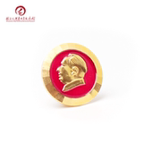 毛主席像章 徽章纪念章红色文创收藏品复古胸针韶山毛泽东纪念馆