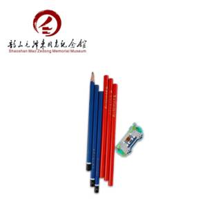 仿主席用过的铅笔 特色文创纪念学生收藏版创意铅笔韶山纪念馆