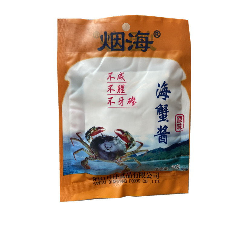 烟海海蟹80g海螃蟹蘸食海鲜酱