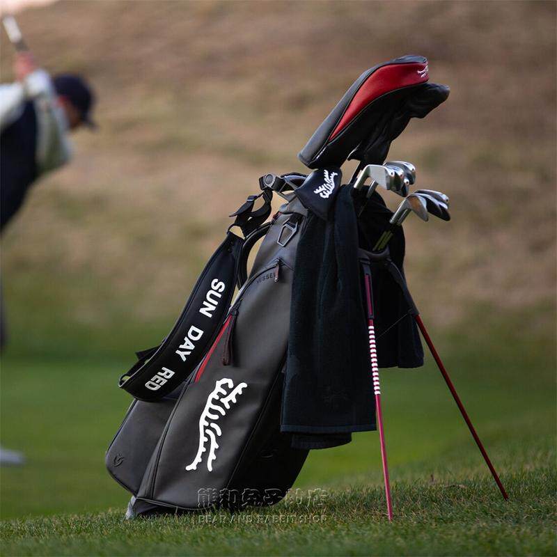 代购Sun Day Red联名Vessel 老虎伍兹同款立式支架包高尔夫球杆包
