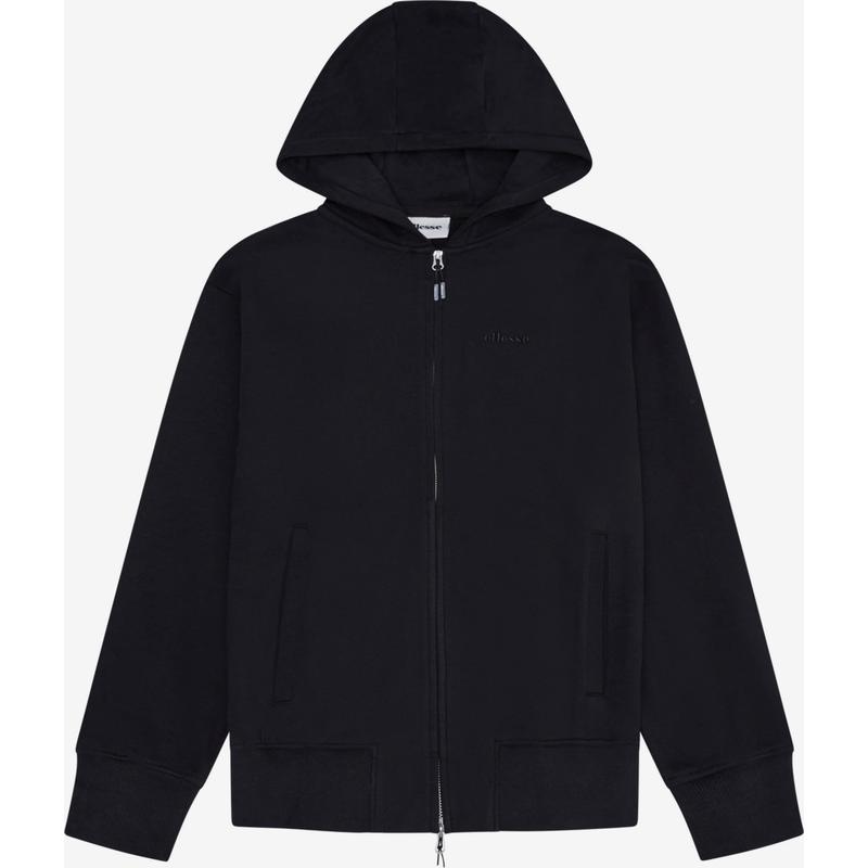 ELLESSE男士连帽卫衣保暖舒适日常穿着防风长袖纯色带帽拉链开合