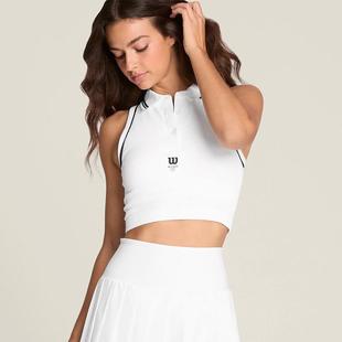 女 Wilson威尔胜Topspin Seamless Polo衫 网球服轻便透气运动上装
