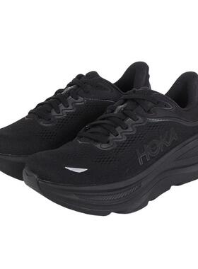 代购Hoka OneOne男士跑步鞋高缓震轻量设计透气性好慢跑鞋黑色