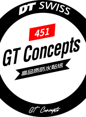 DT SWISS GT Concepts 451轮组贴纸碳刀圈涂装定制改色349/406/20