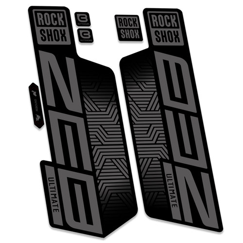 25款ZEB山地车前叉贴纸rockshox