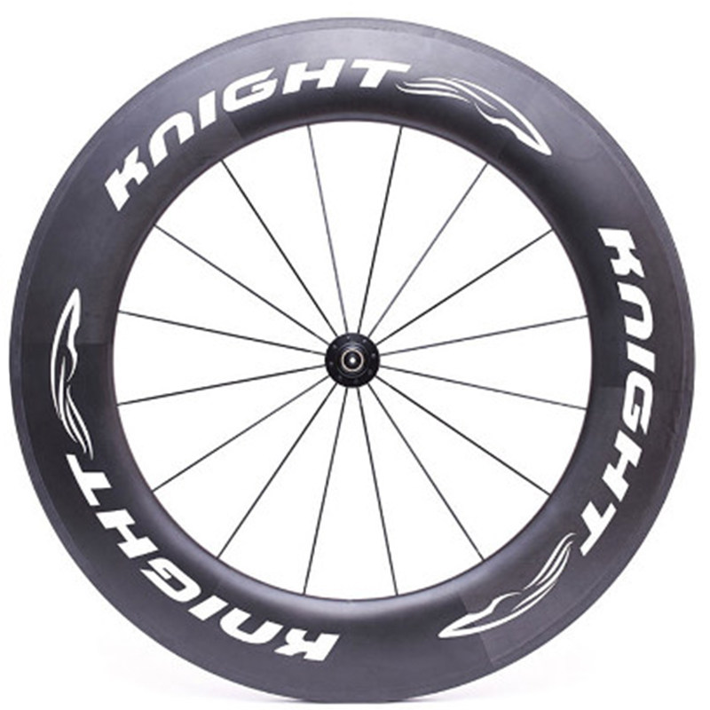 knight公路车50碳刀圈轮组轮圈贴纸自行车防水反光贴可定制