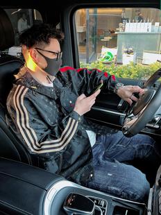 Y先生 休闲运动拉链连帽夹克男春季 潮牌ins痞帅炸街宽松外套男装