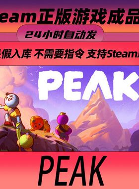 steam游戏 PEAK账号 全新白号 可换绑邮箱 绑定手机令牌成品号