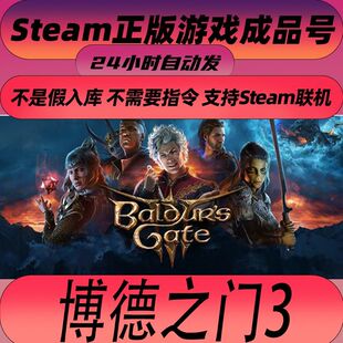 【网吧可用】steam正版 博德之门3 国区成品全新号