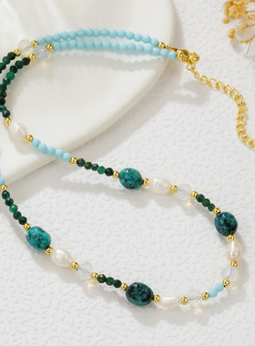 天然石珍珠手链女款轻奢小众