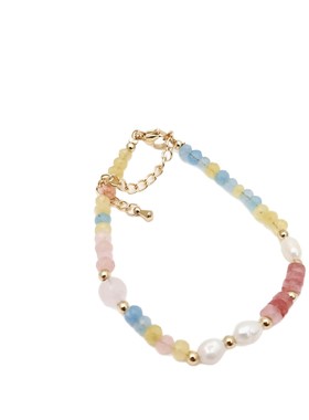 淡水珍珠多巴胺天然石手链