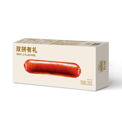 尊乐牌纯肉辣味肠黑椒肠脆皮香肠