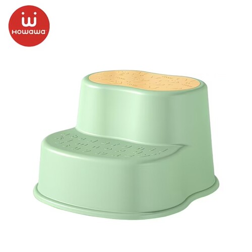 Howvawa/好娃娃 宝宝益智儿童垫脚双层凳阶梯凳椅子站坐两用凳