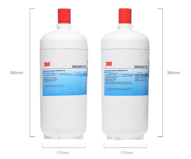 3M净水器直饮机DWS4000T-CN滤芯 通用于 DWS6000T-CN一组2个滤芯