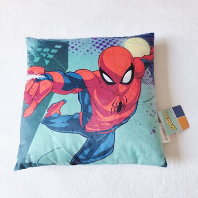 蜘蛛侠靠垫芯坐垫40x40抱枕靠垫套客厅沙发漫威SPIDER-MAN 外贸
