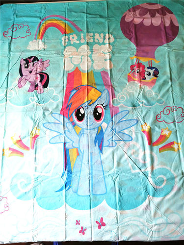 小马宝莉被套被罩枕头套140/180x210儿童卡通MY LITTLE PONY 外贸