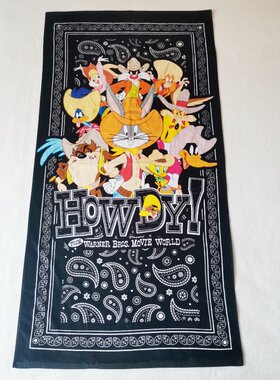 兔八哥崔迪小鸟浴巾纯棉76x152全棉大毛巾儿童卡通达菲鸭  外贸
