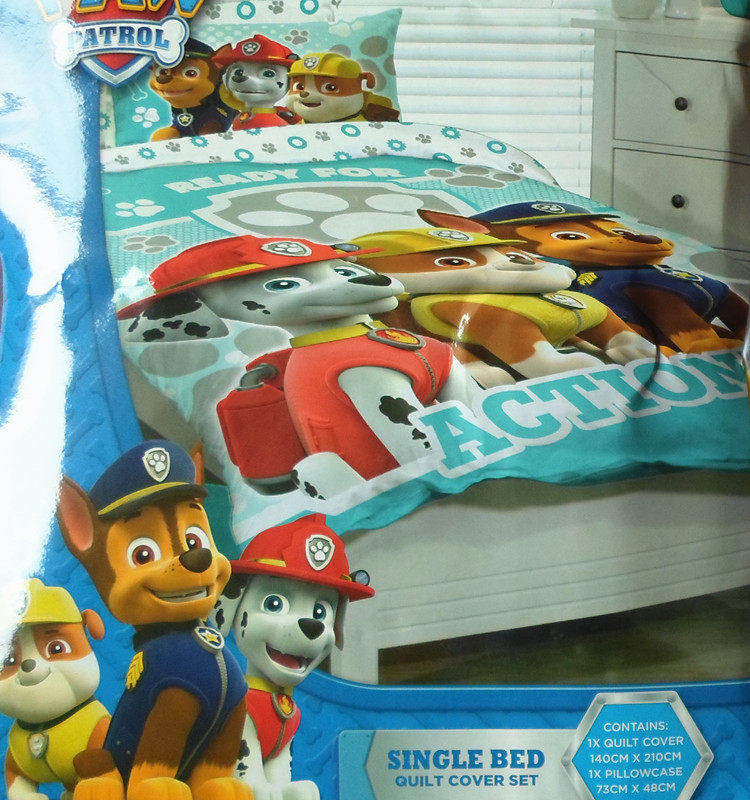 狗狗巡逻队被套被罩枕头套140/180x210儿童paw parrol旺旺立功队