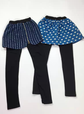 春季新款120-150码中大童女童儿童可爱时尚弹力打底裤裙裤