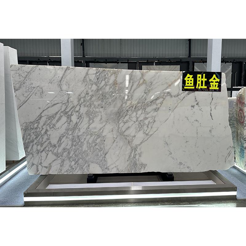 天然大理石鱼肚金台面洗手盆楼梯门槛窗台背景墙飘窗台奢石台桌面