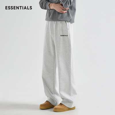 ESSENTIALS白花灰休闲卫裤