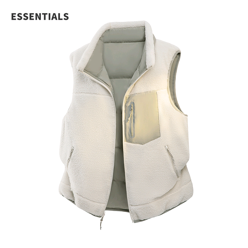 双面穿无帽立领加绒大码男士纯色