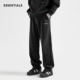 HOPE冬季 休闲运动卫裤 男宽松直筒长裤 ESSENTIALS 加绒加厚弯刀裤