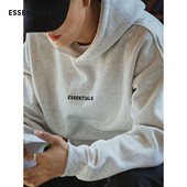 复古字母圆领连帽男秋冬季 ESSENTIALS HOPE美式 重磅加绒加厚卫衣