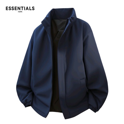 ESSENTIALS立领棉衣男生冬季新款宽松保暖棉服百搭防寒棉袄外套