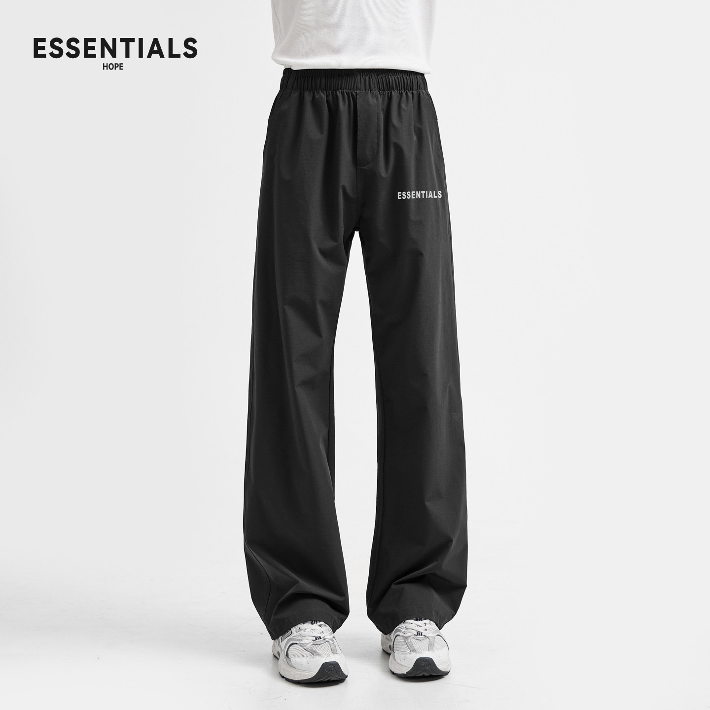 ESSENTIALS HOPE美式弹力速干休闲裤男秋季新款简约宽松直筒长裤