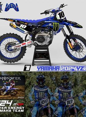 2024-2025 YZF250 YZ250F改装车贴版画贴花贴画车身贴内有多图