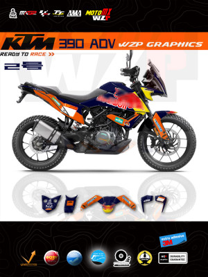 KTM390ADV 个性全车贴花贴纸车贴 达喀尔款 美观保护车身防水防晒