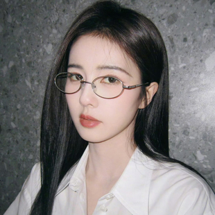 钛架 书呆子金属小框眼镜女款 SEROVA施洛华新款 SC751 白鹿同款