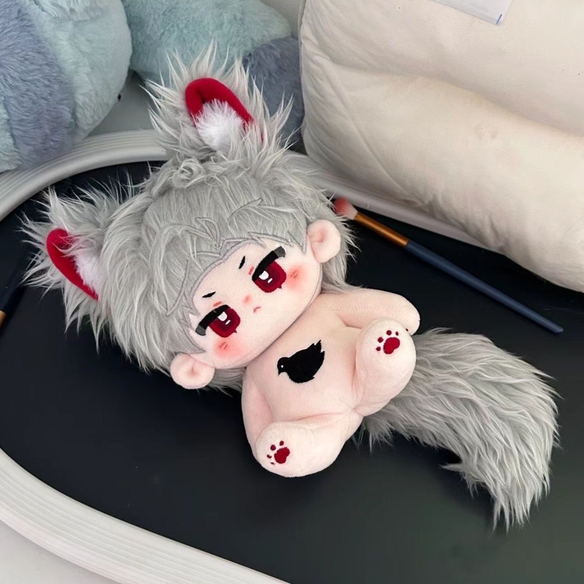 秦安安恋与深空秦彻属性20cm棉花娃娃可爱玩偶公仔朋友礼物发完