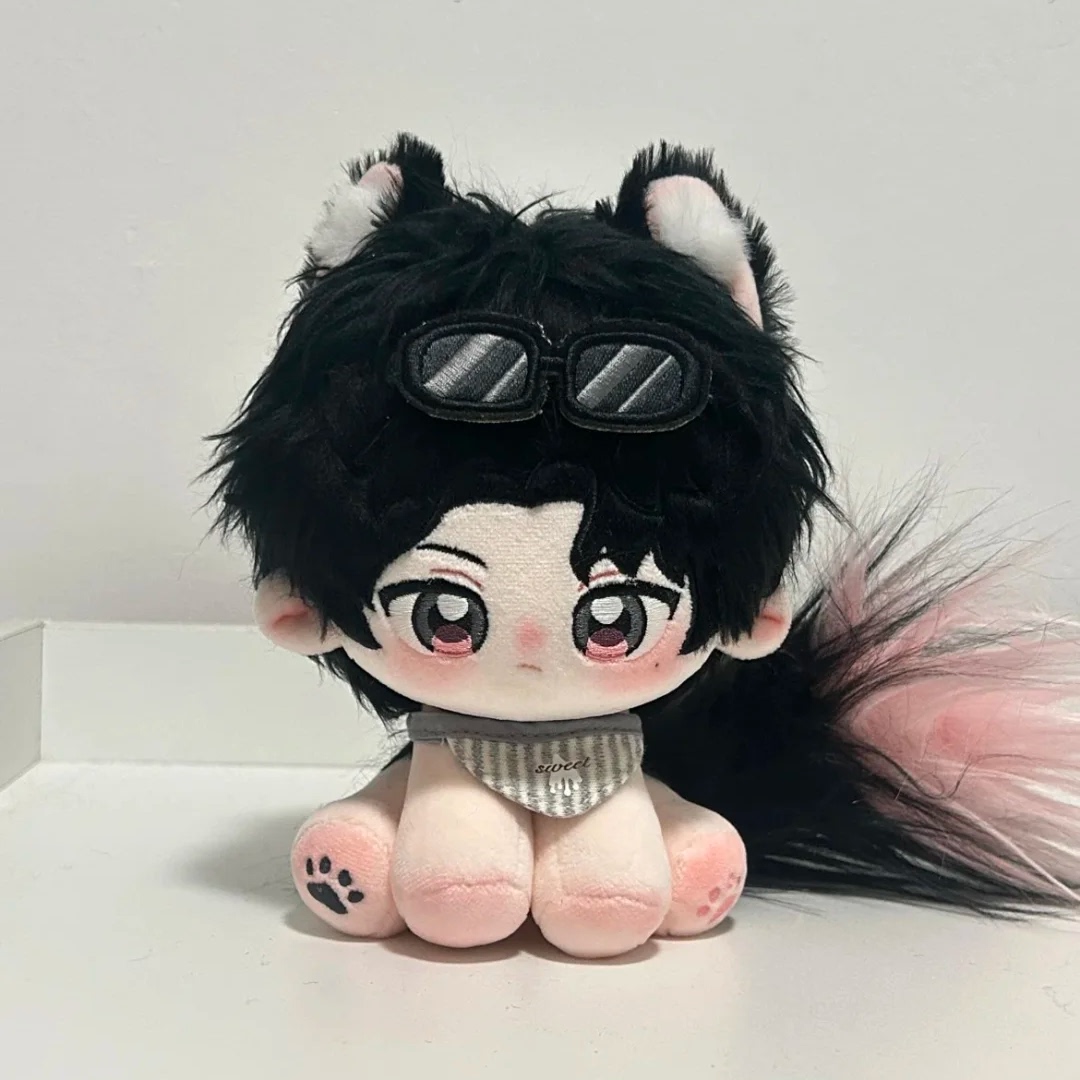 喵小哲蔡徐坤属性15cm蹲蹲体明星同人周边玩偶Q版礼物蔡徐坤