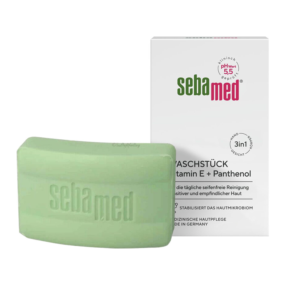 德国Sebamed/施巴清洁控油洁面绿皂温和沐浴香皂150g*1块