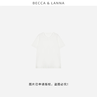 純色時尚 硬貨哥 純棉圓領短袖 D0233 百搭T恤通勤寬松上衣女新款