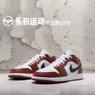 AJ1 LOW 白红黑 乐积运动 HF3148 JORDAN 低帮复古篮球鞋 102 AIR