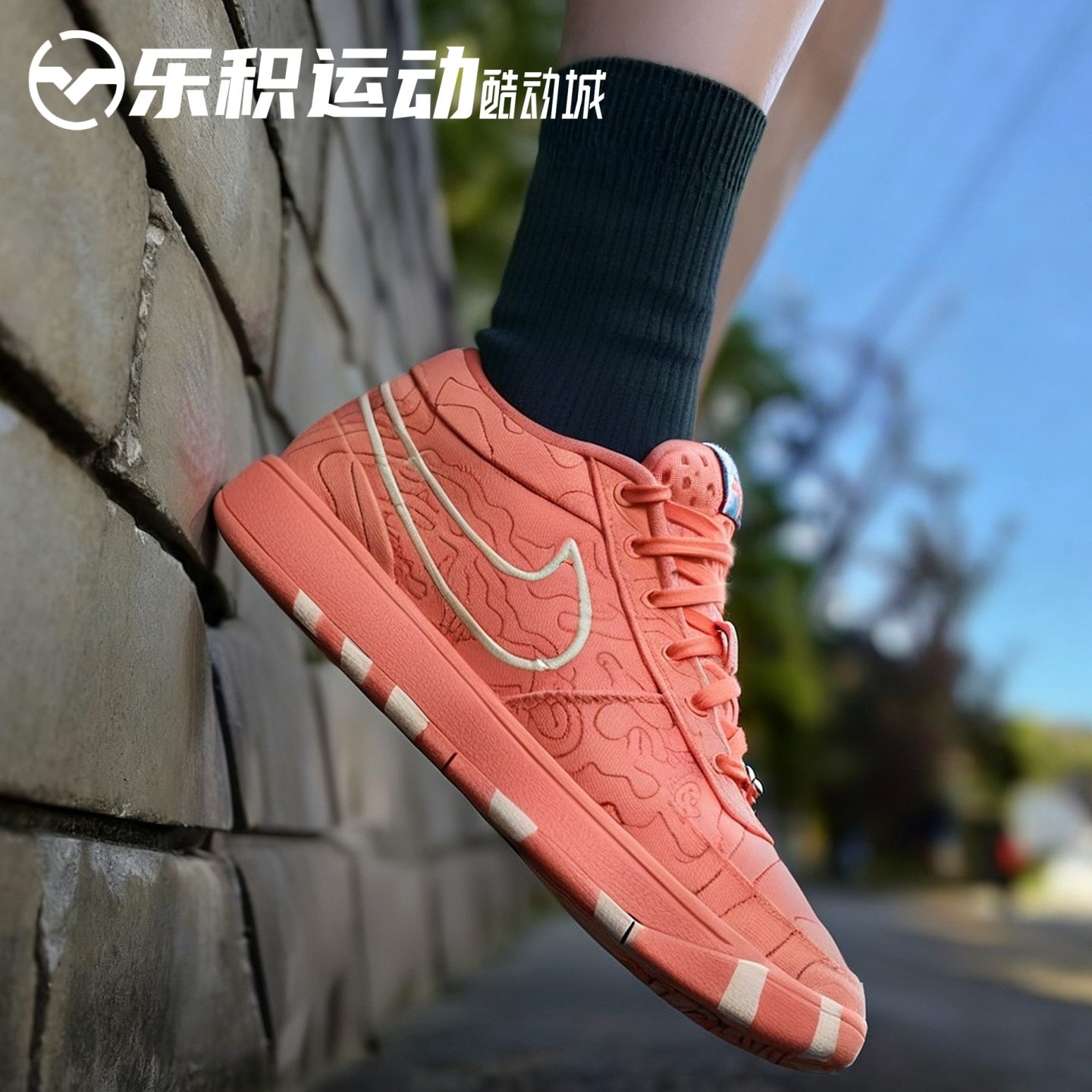 乐积运动 NIKE BOOK 1 布克1代 红色 低帮实战篮球鞋 IB8053-800